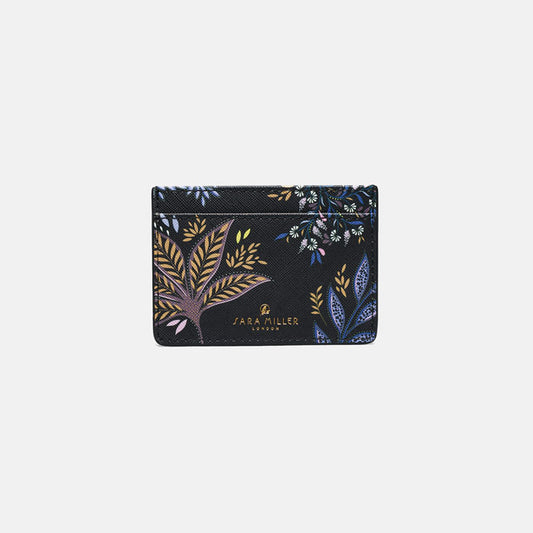 Black Botanic Card Holder