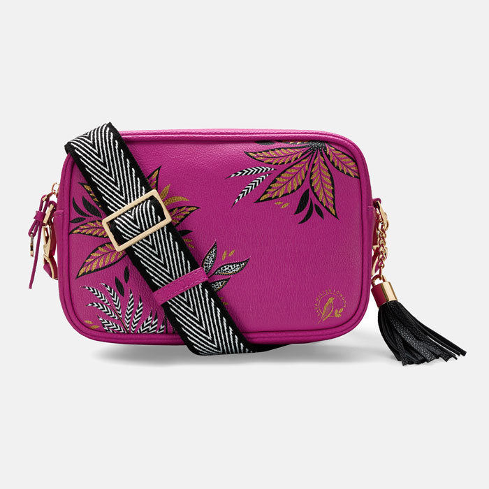 Pink Camera Crossbody