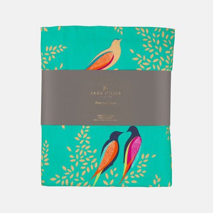 Green Birds Tablecloth