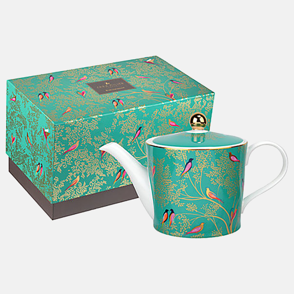 Green Birds Teapot