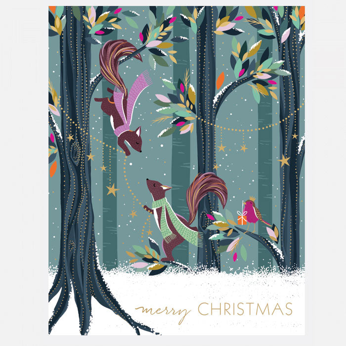 Woodland Tales Trio Christmas Cards - Assorted Set of 12