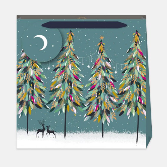 Woodland Tales Festive Forest Large Christmas Gift Bag