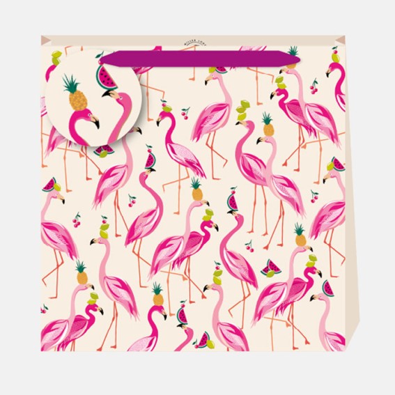Fabulous Flamingos Large Gift Bag
