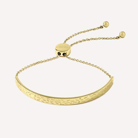 Gold Leaf Pulley Bracelet