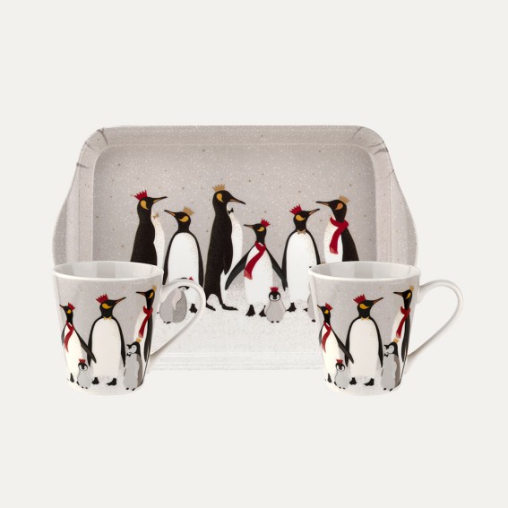Penguin Tray & Mug Set