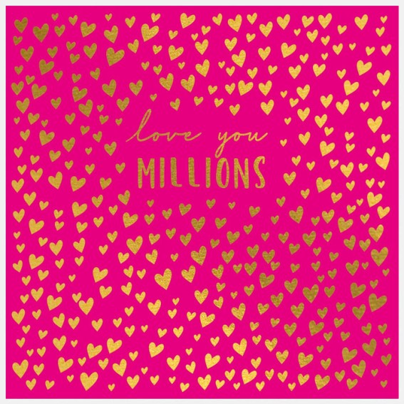Little Gestures Love You Millions Large Card