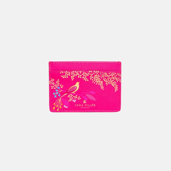 Pink Birds Card Holder