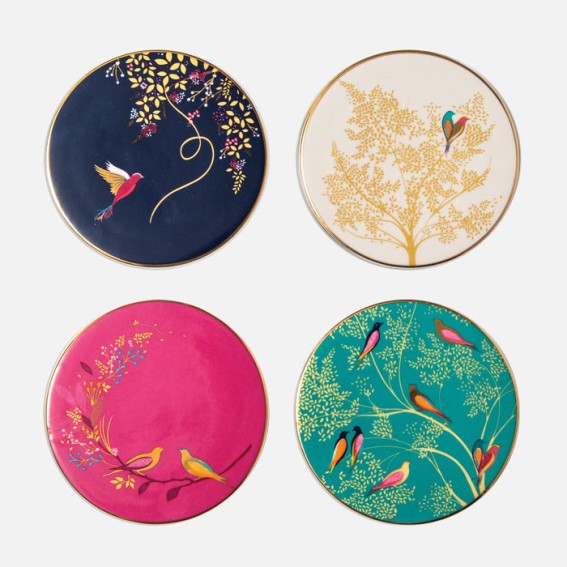 Chelsea Ceramic Coasters - Assorted Set of 4