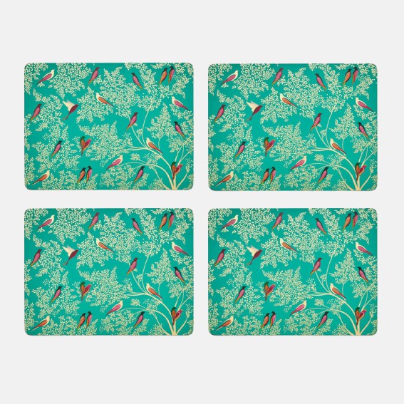 Green Birds Placemat Collection