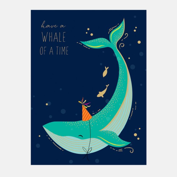Have a Whale of a Time Card