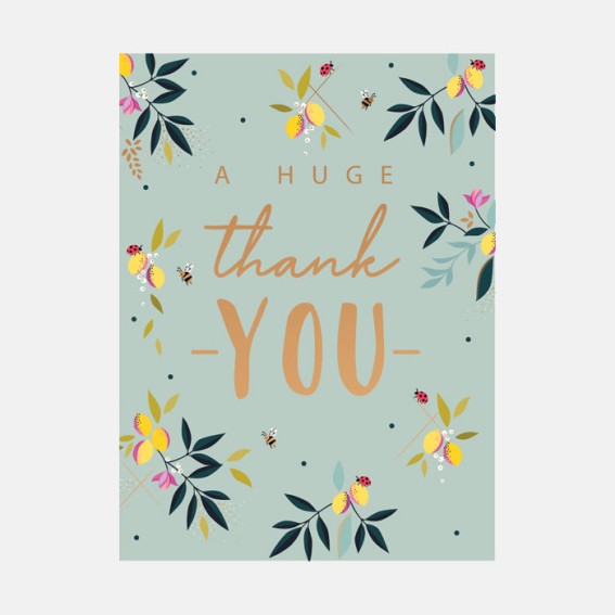 Little Gestures A Huge Thank You Card