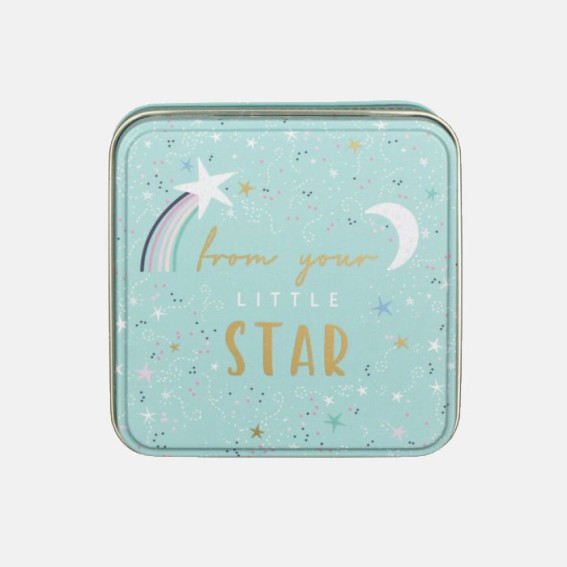 Little Gestures From Your Little Star Small Square Tin