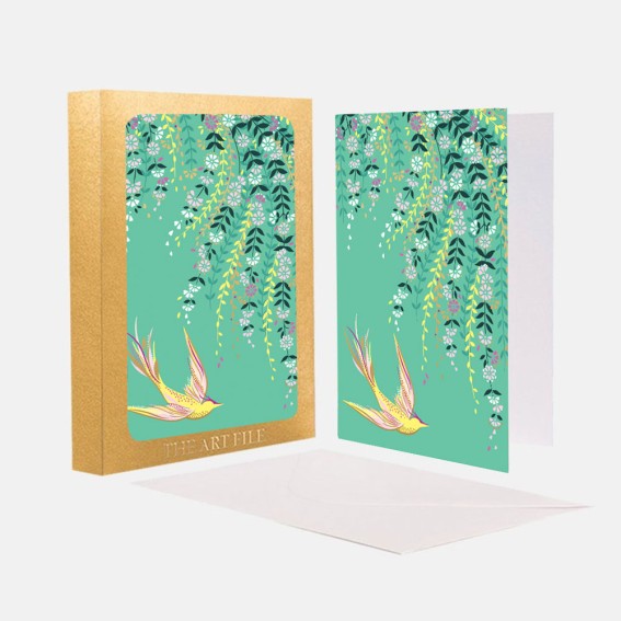 Green Swallows Notecards - Set of 10