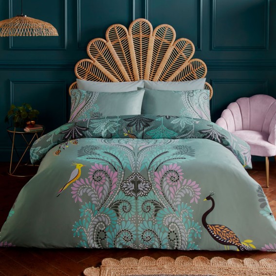 Peacock Filigree - Reversible Bed Linen Collection