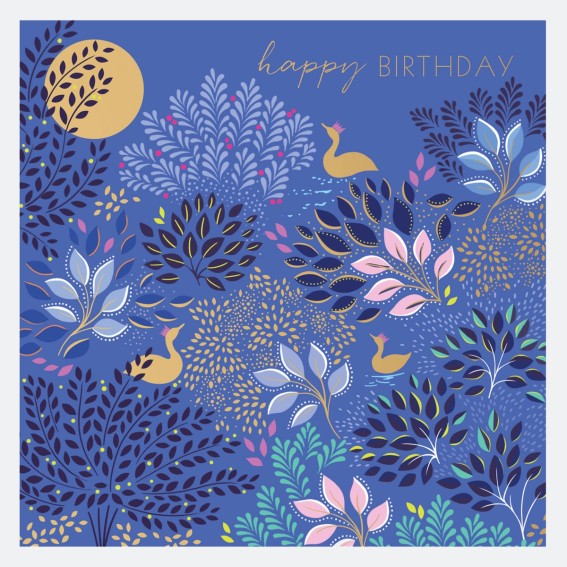 Water Garden Birthday Card