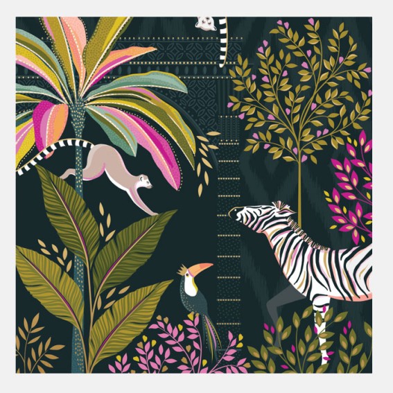 Jungle Scene Card