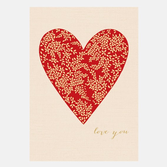 In My Heart Valentine Card