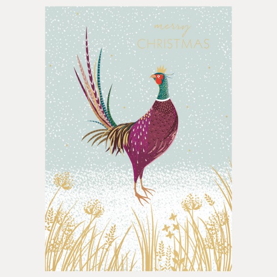 Pheasant Christmas Card