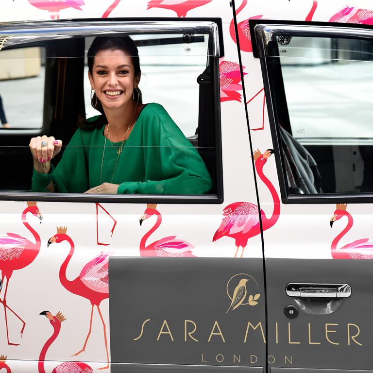 Sara Miller Flamingos take over London