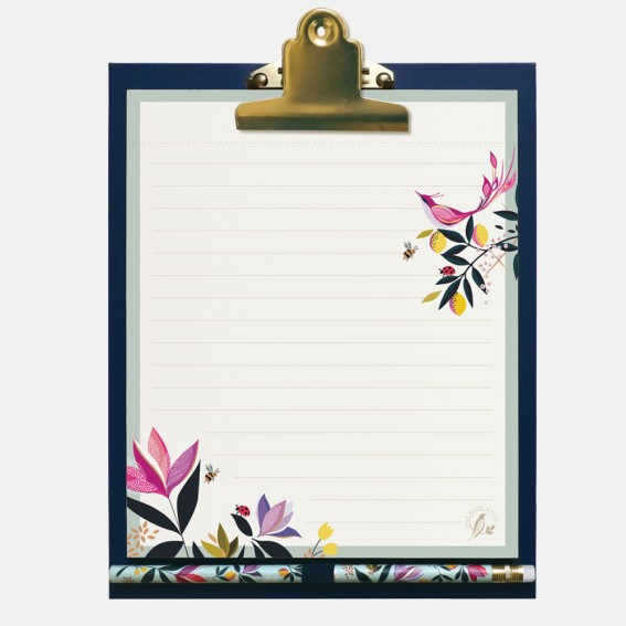 Orchard Clipboard, List Pad and Pencil