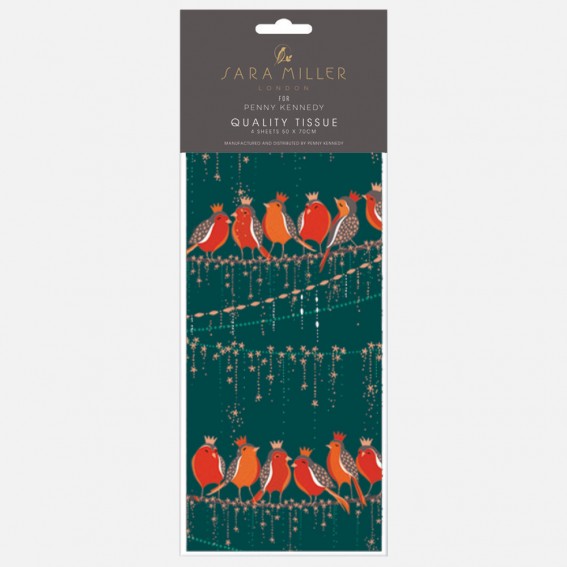 Rows of Robins Tissue Paper 